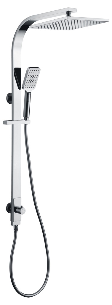 Seto Twin Shower Set Multifunction Square 250mm(Chrome)