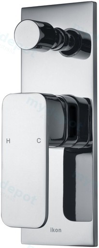 [43172] Seto Wall Mixer with Diverter(Chrome)