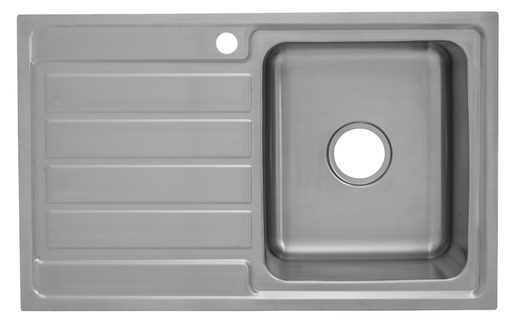 Seto Single Bowl Single Drainer Sink 860x500x215mm Right Hand Bowl(304 Stainless Steel)