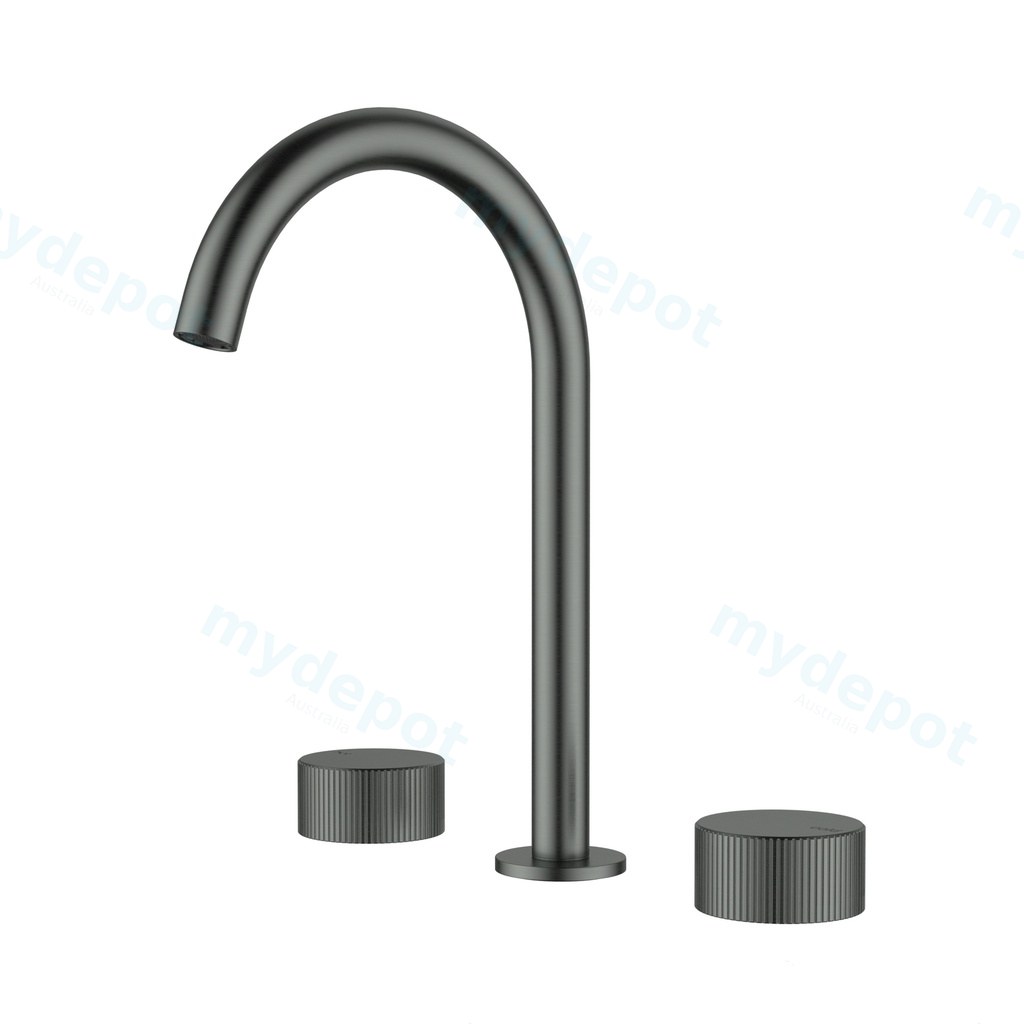 [44831] Soko 1/4 Turn C/D Basin Set Gun Metal