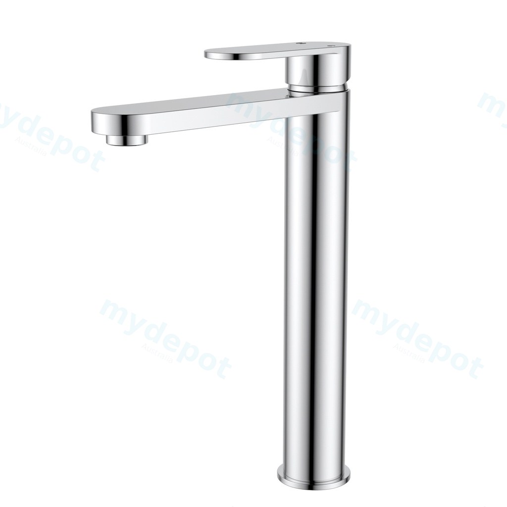 Sora SS Highrise Basin Mixer Chrome