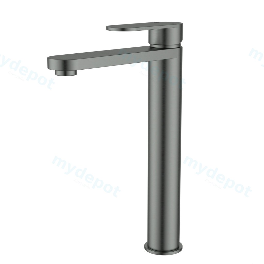 Sora SS Highrise Basin Mixer Gun Metal