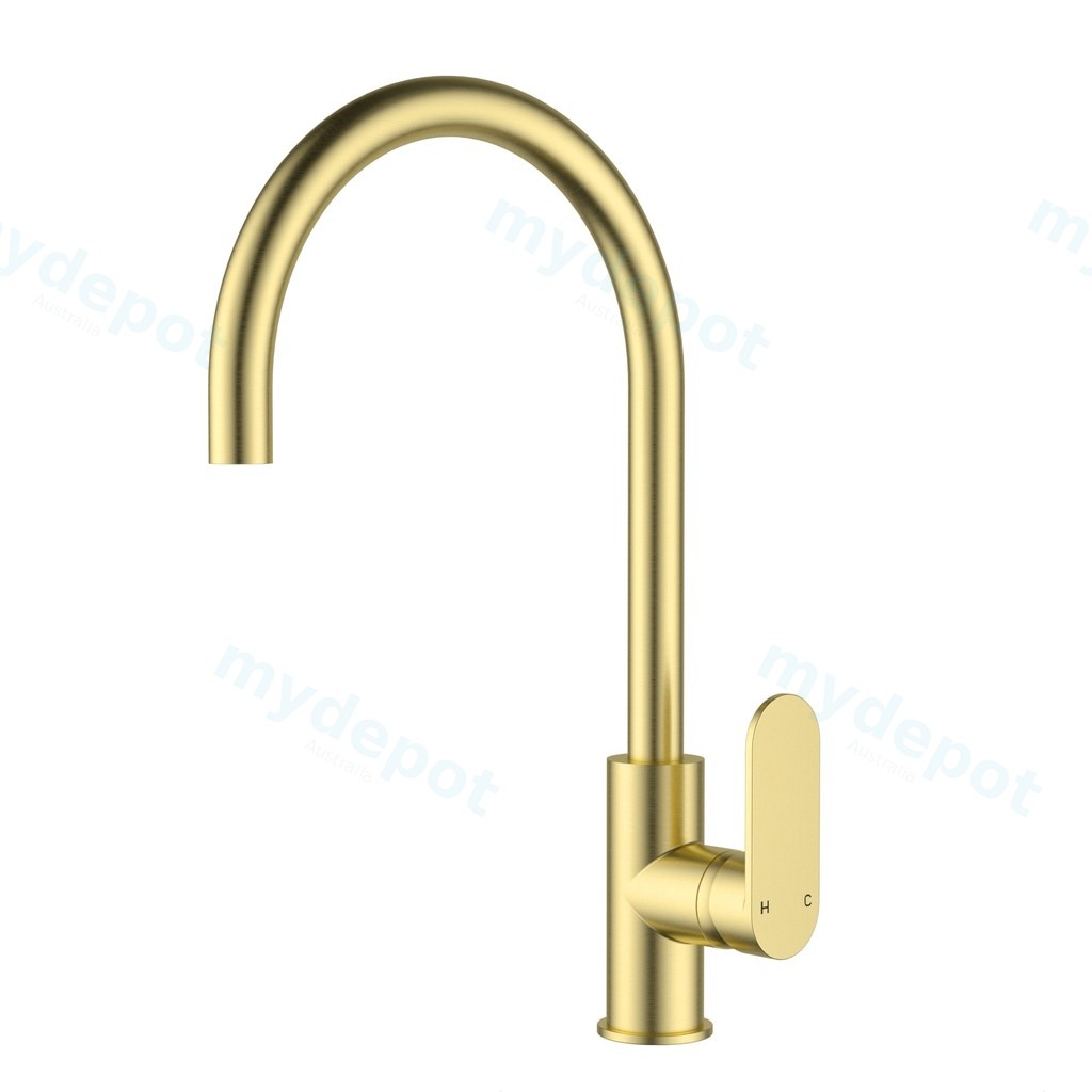 [44864] Sora SS Sink Mixer Brushed Gold