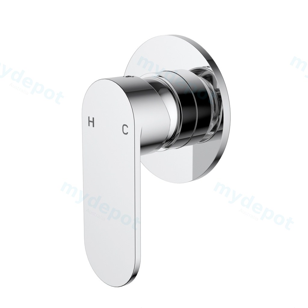 [44877] Sora SS Wall Mixer Trim Kits Chrome