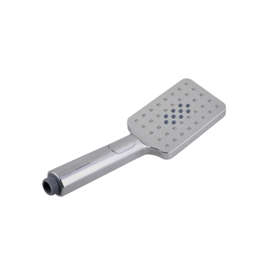 [40313] Square 3 Functions Brushed Nickel Rainfall Handheld Shower Head