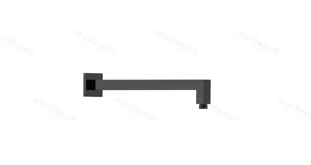 [44035] Square Horizontal Shower Arm(Matt Black)