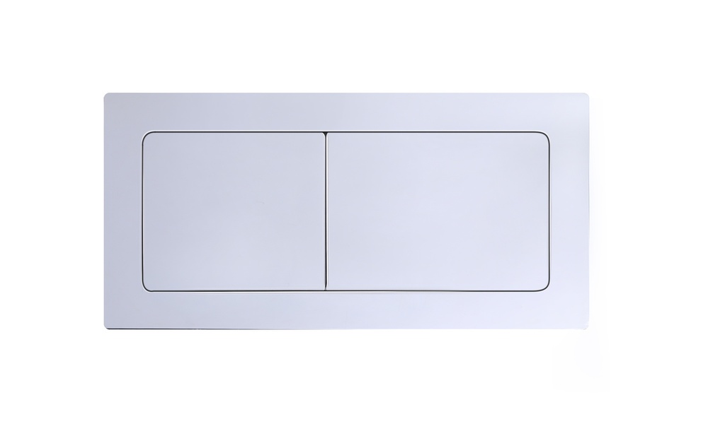 [56283] Square Press Button Chrome
