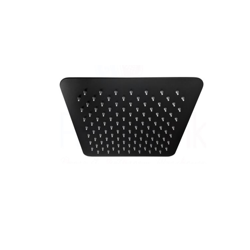 [55101] Square Rain Shower Head 250mm Matte Black