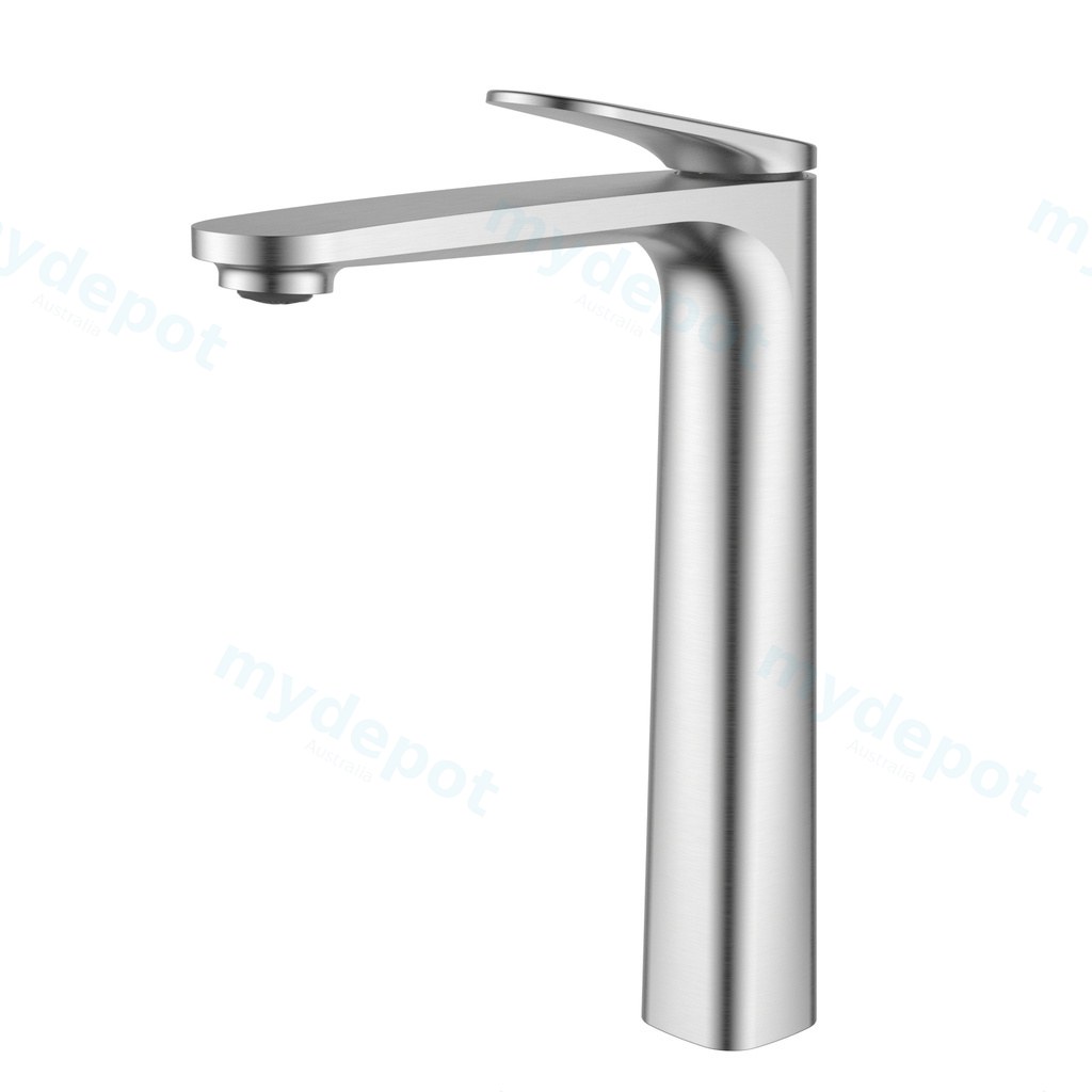 [44783] Sulu II High Rise Basin Mixer Brushed Nickel