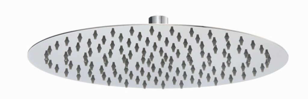 [40354] Super-slim Round Chrome Rainfall Shower Head 300mm