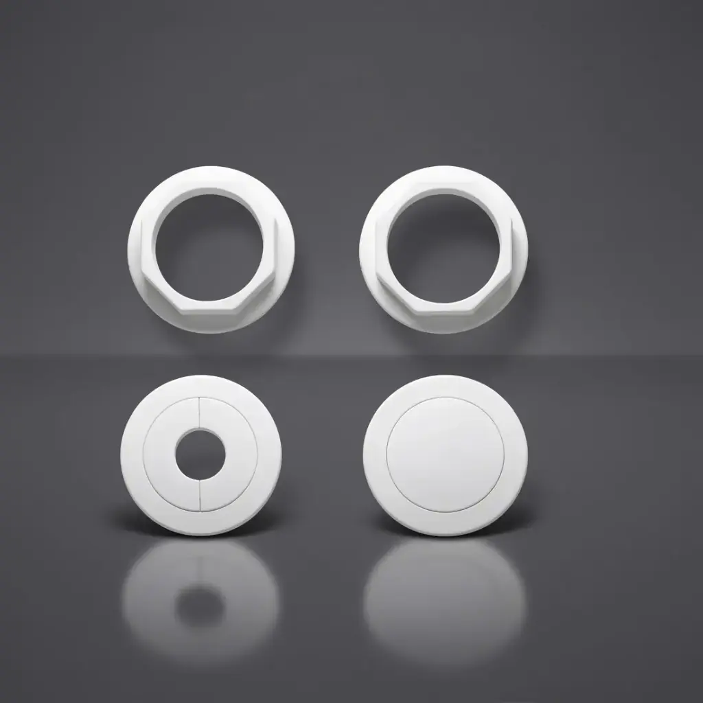 [56275] Toilet Pan Hose Hole Covers