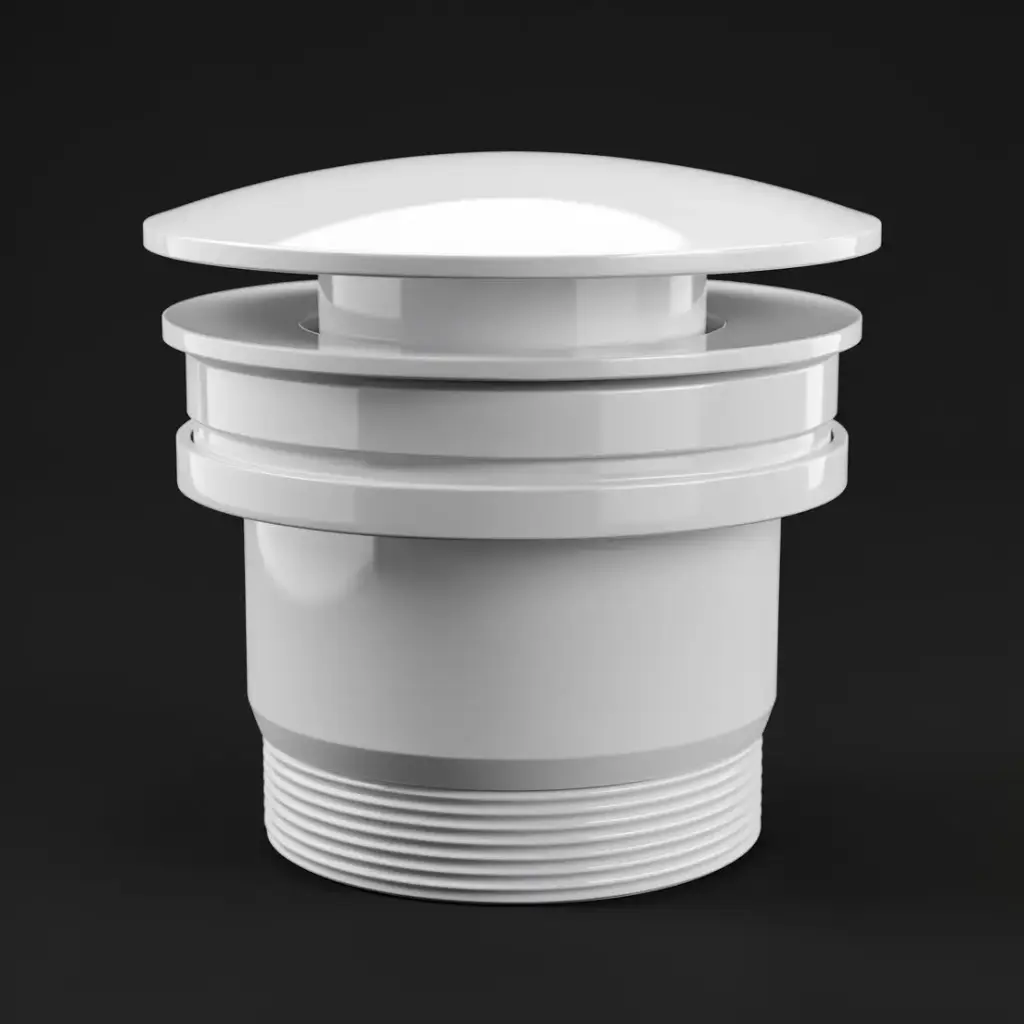 Universal Pop Up Waste Gloss White