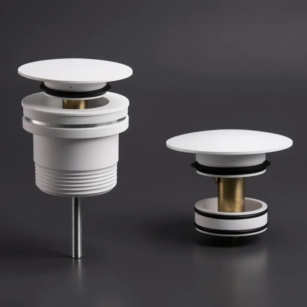 [44434] Universal Pop Up Waste Matt White