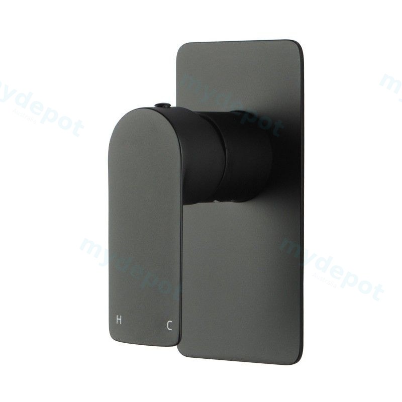 [41124] Vog Solid Brass Black Shower/Bath Wall Mixer(color up)