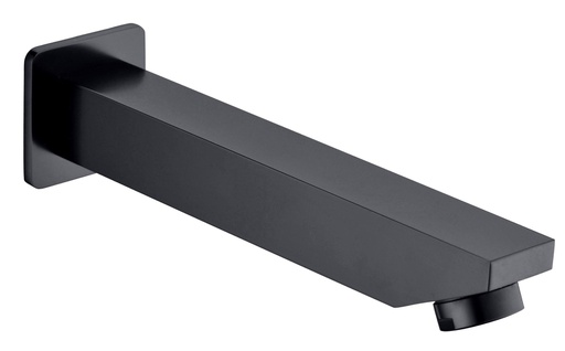 Yale Square Bath Spout 200mm(Matt Black)