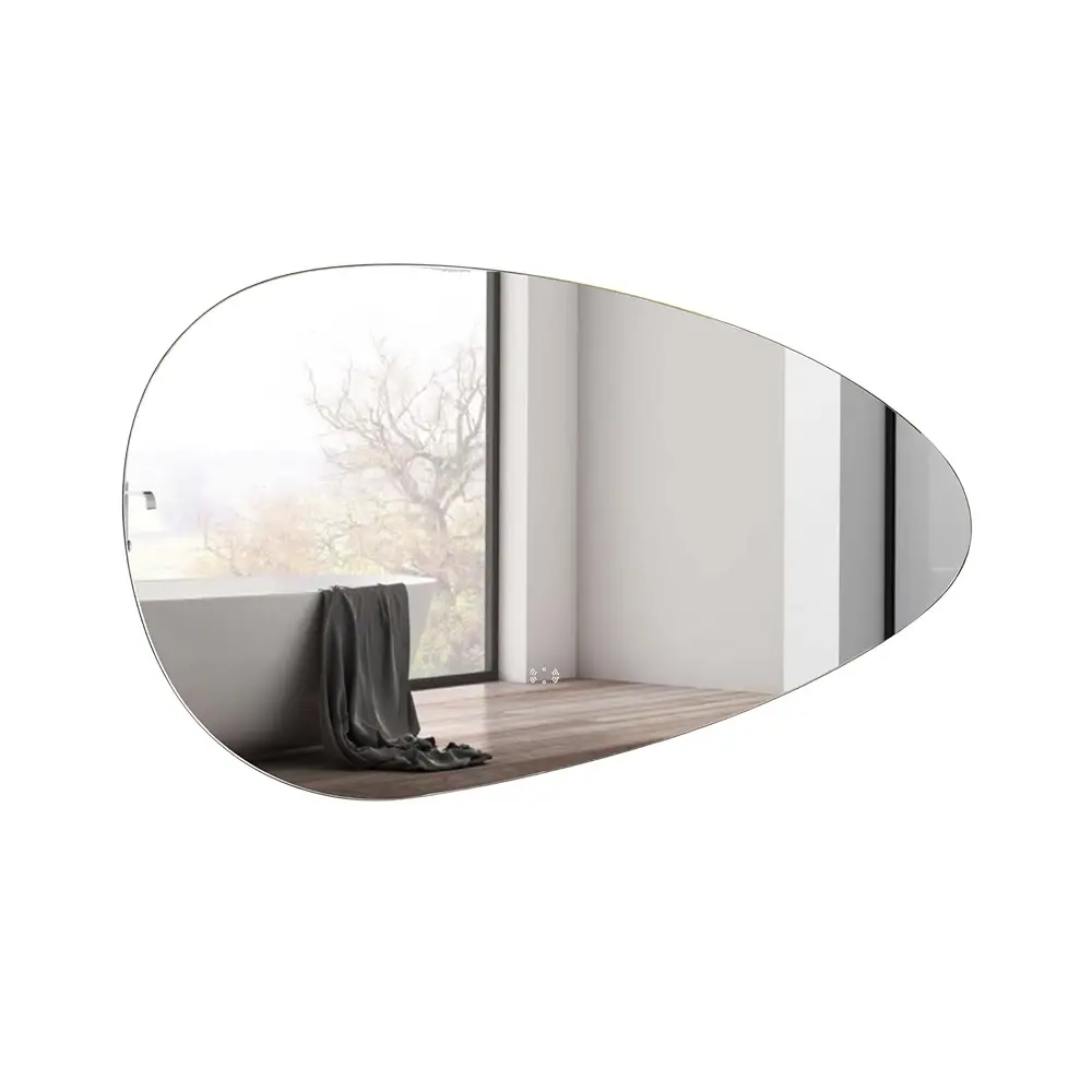 [86140/IR800BM] 800x550mm Pebble Shape Backlit LED Mirror