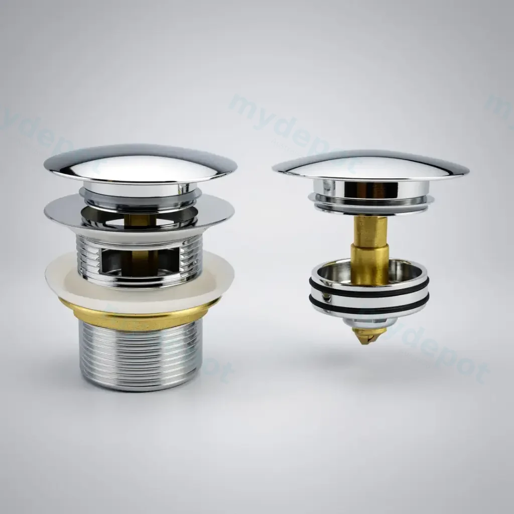 [56912] 40mm Chrome Pop-Up Waste With Overflow