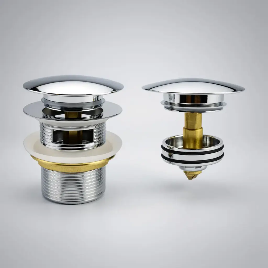 40mm Chrome Pop-Up Waste With Overflow