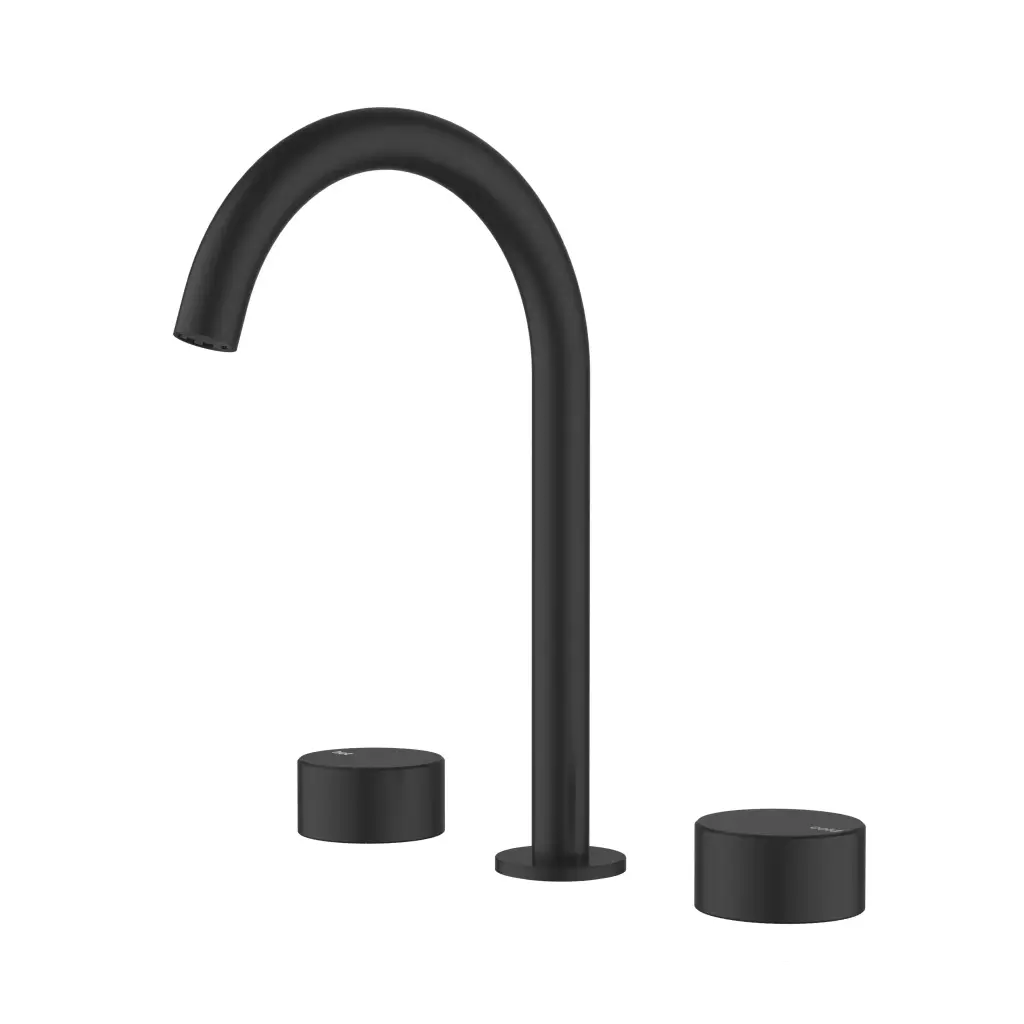 [44987] Hali 1/4 Turn C/D Basin Set Matt Black