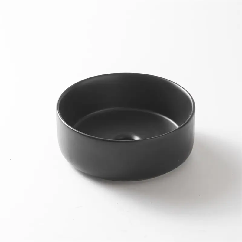 [41657] 300*300*110mm Matte Black Above Counter Basin(32mm Nonoverflow)