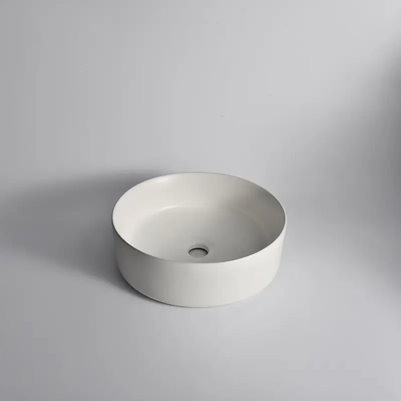 [41660] 360*360*125mm Matte White Above Counter Basin(32mm Nonoverflow)