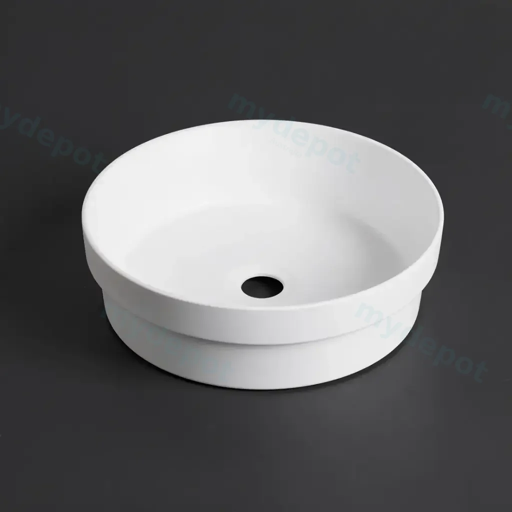 400*400*145mm Matte White Insert Basin(32mm Nonoverflow)