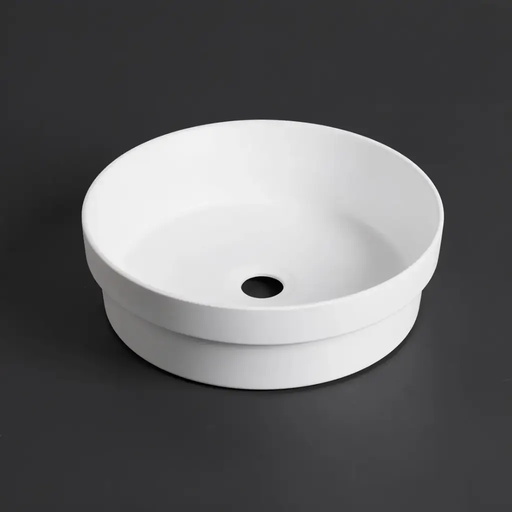 400*400*145mm Matte White Insert Basin(32mm Nonoverflow)