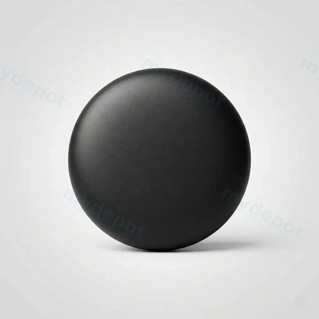 [41739] Matte Black Ceramic Cap For Pop-up Waste