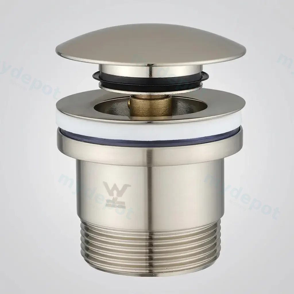 [42102] Brushed Nickel Brass Universal Basin/Bathtub Pop Up Waste