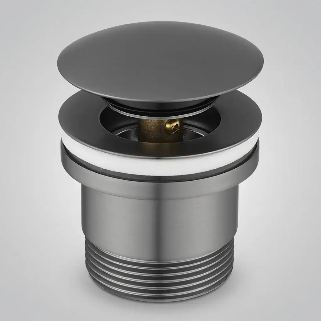 [42103] Gun Metal Grey Brass Universal Basin/Bathtub Pop Up Waste