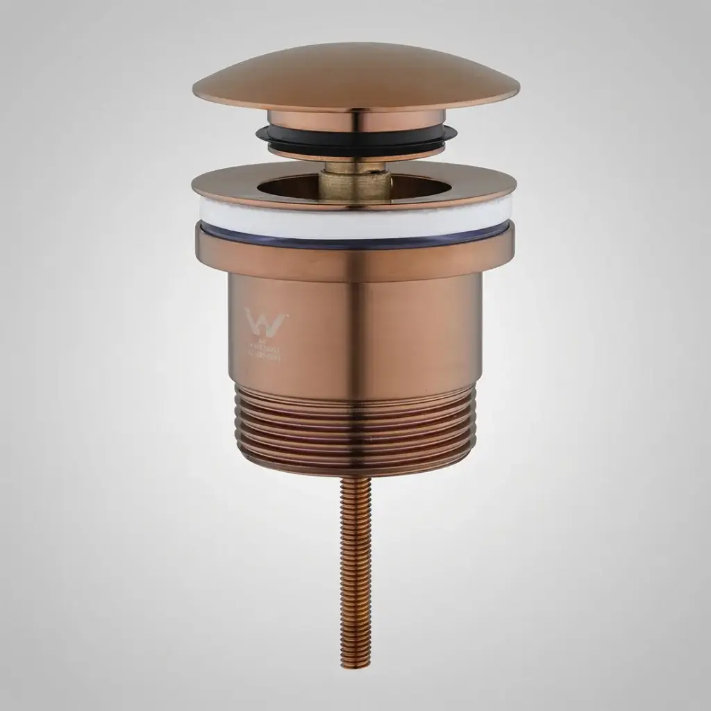 [42105] Brushed Copper Universal Basin/Bathtub Pop Up Waste