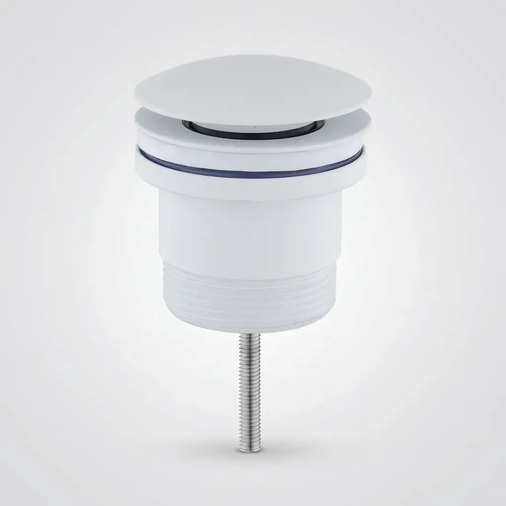 [42106] Matte White Universal Basin/Bathtub Pop Up Waste